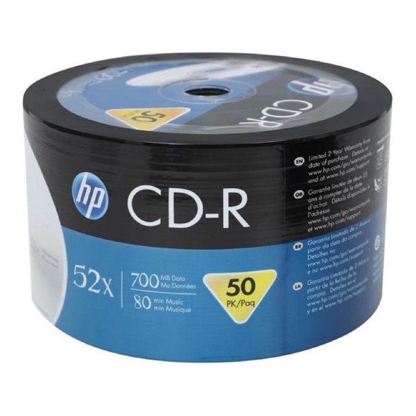 Hp Cd-R 700Mb/80Mın 52X 50 li Shrink