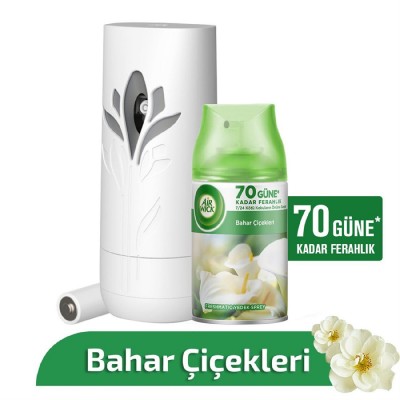 AIR WICK ODA KOKUSU FRESHMATİK MAKİNE + YEDEK BAHAR ÇİÇEKLERİ 3250895-3290327