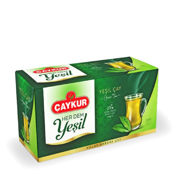 Çaykur Yeşil Poşet Çay Bitki Çayı